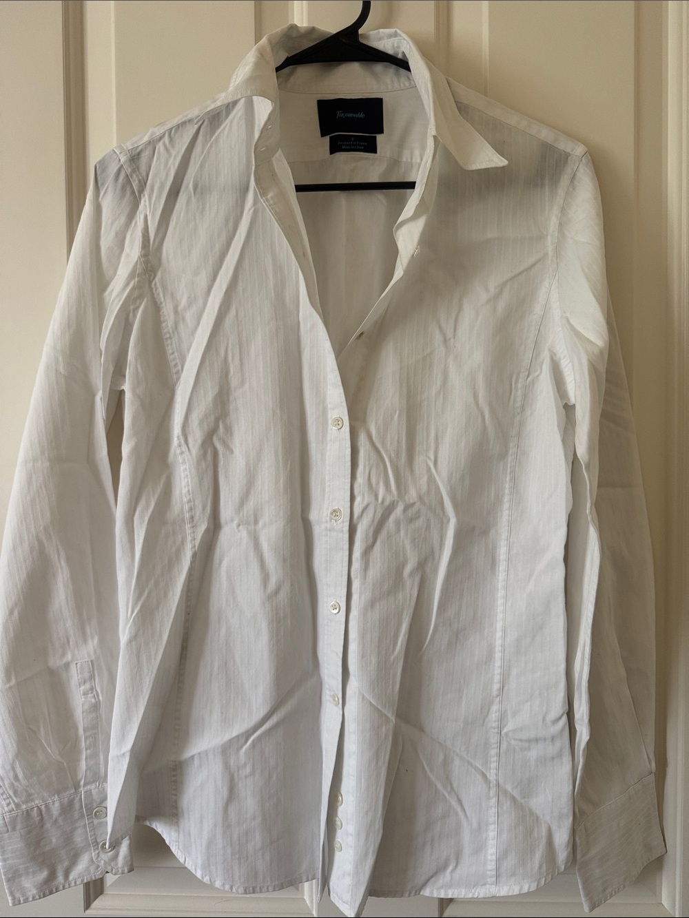 Faconnable Slim Fit White Dress Shirt